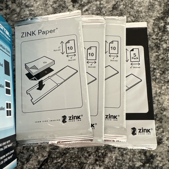PANDIGITAL PORTABLE PRINTER ZINK ZERO INK HQ 4X6 PHOTOS PANPRINT01  W/ Paper - Picture 7 of 11